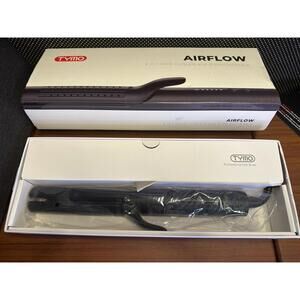 TYMO Airflow Curling Iron Flat Iron - Hair Straightener Curler 2 in 1 Black